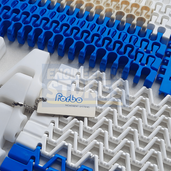 Forbo S13-0 CTP | 0% Opening | Pointed studs Modular Conveyor Belt