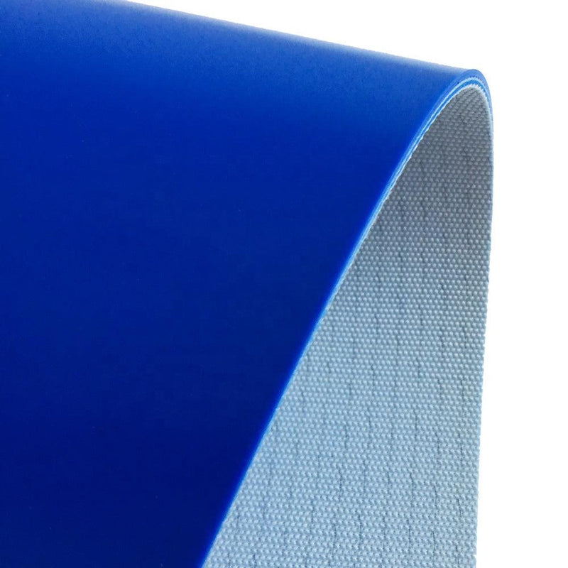 2PLY Blue PU (Polyurethane) Conveyor Belt - Matt Finish - EngineeringStores.co.uk