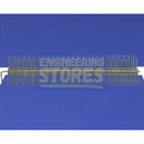 Flexco Anker® A Series Welded Bar Fasteners installed into conveyor belt