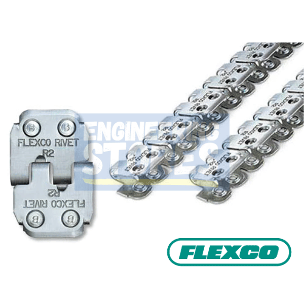 Flexco® R2 Medium-Duty Rivet Hinged Belt Fasteners