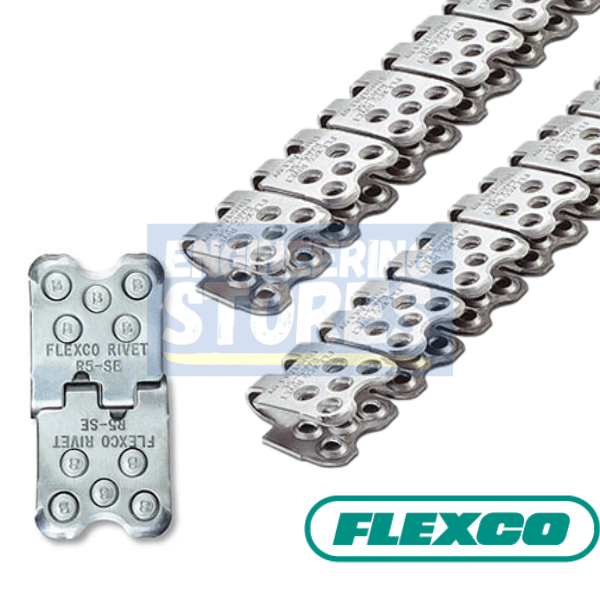 Flexco® R5 Scalloped Edge® Rivet Hinged Fasteners
