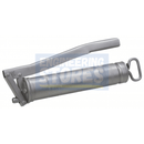 Image of Mato All Steel Grease Gun E503, a high-performance grease gun designed for professional use, meeting DIN 1283 standards. The sturdy design, precise metered delivery, and compatibility with 400g cartridges or 500g bulk fill make it a versatile choice for various applications. TÜV, DLG, and BLT approved. (Accessories not included; thread M10x1)