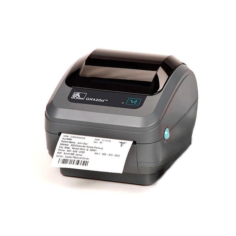 GX42-202520-000 ZEBRA DT PRINTER GX420D, 203DPI, EURO AND UK CORD, EPL2, ZPL II, USB, SERIAL, CENTRONICS PARALLEL - EngineeringStores.co.uk