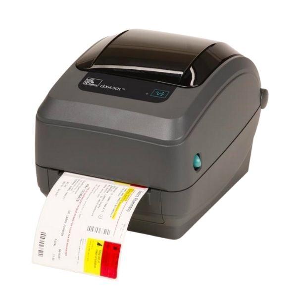 GX43-102521-000 ZEBRA TT PRINTER GX430T, 300DPI, EURO AND UK CORD, EPL2, ZPL II, USB, SERIAL, CENTRONICS PARALLEL, DISPENSER PEELER - EngineeringStores.co.uk