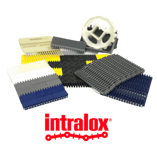 Intralox Series 1100 Flush Grid Friction Top, No Indent	 Modular 0.60 inch (15.20 mm) Pitch Straight Belt