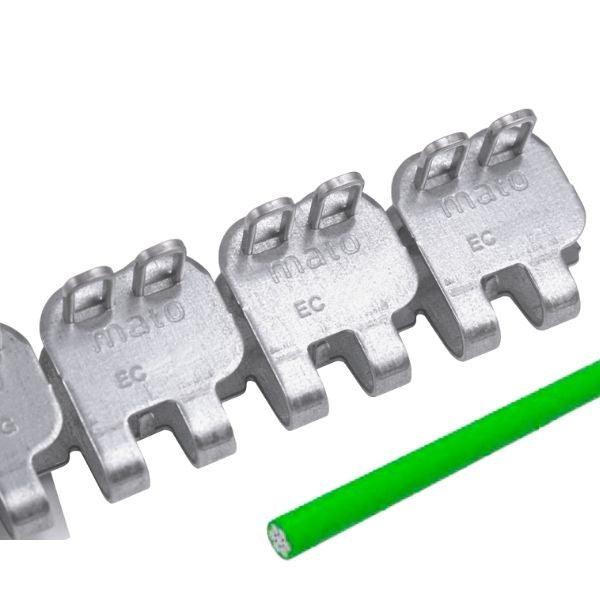 Mato EasyClip Galvanised Steel Belt Conveyor Belt Fasteners EC62G with Connecting Pin ECP62NC - EngineeringStores.co.uk