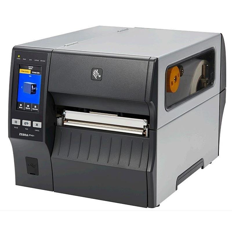 ZT42162-T2E0000Z TT Printer ZT421, 6in., 203 dpi, Euro and UK Cord, Serial, USB, 10/100 Ethernet, Bluetooth 4.1/MFi, USB Host, Cutter w/ Catch Tray, EZPL - EngineeringStores.co.uk